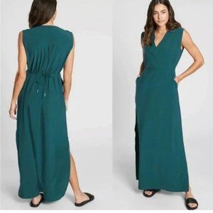 Athleta Teal Marlow Maxi Dress - Excellent Condition